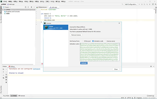 JetBrains CLion 2020.1中文破解版