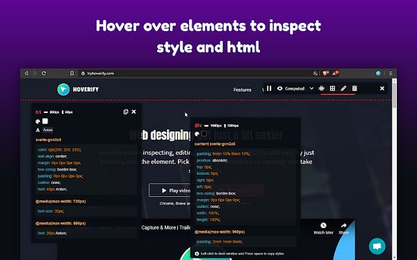 Hoverify Chrome插件下载-Hoverify Chrome插件免费版下载3.0.55