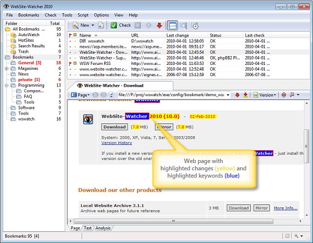 WebSite Watcher 2021下载-WebSite Watcher 2021免费版下载21.6