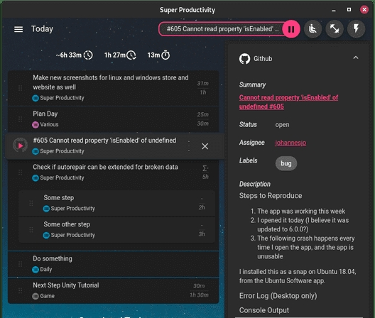 Super Productivity任务管理，Super Productivity